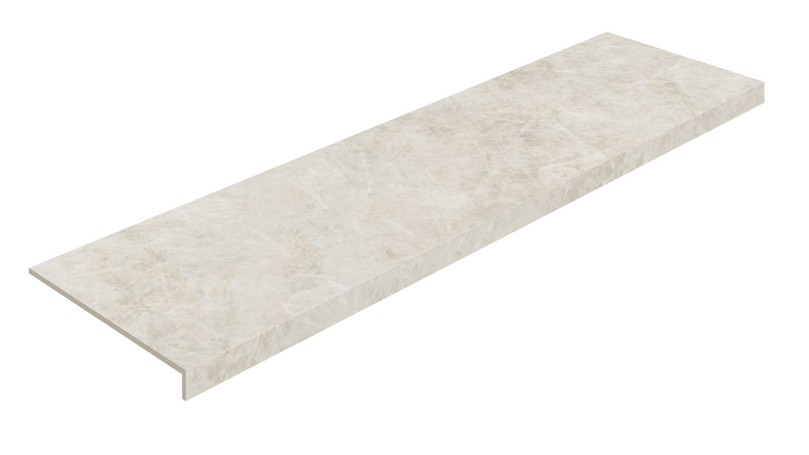 Lirica White Scalino Front 33x120