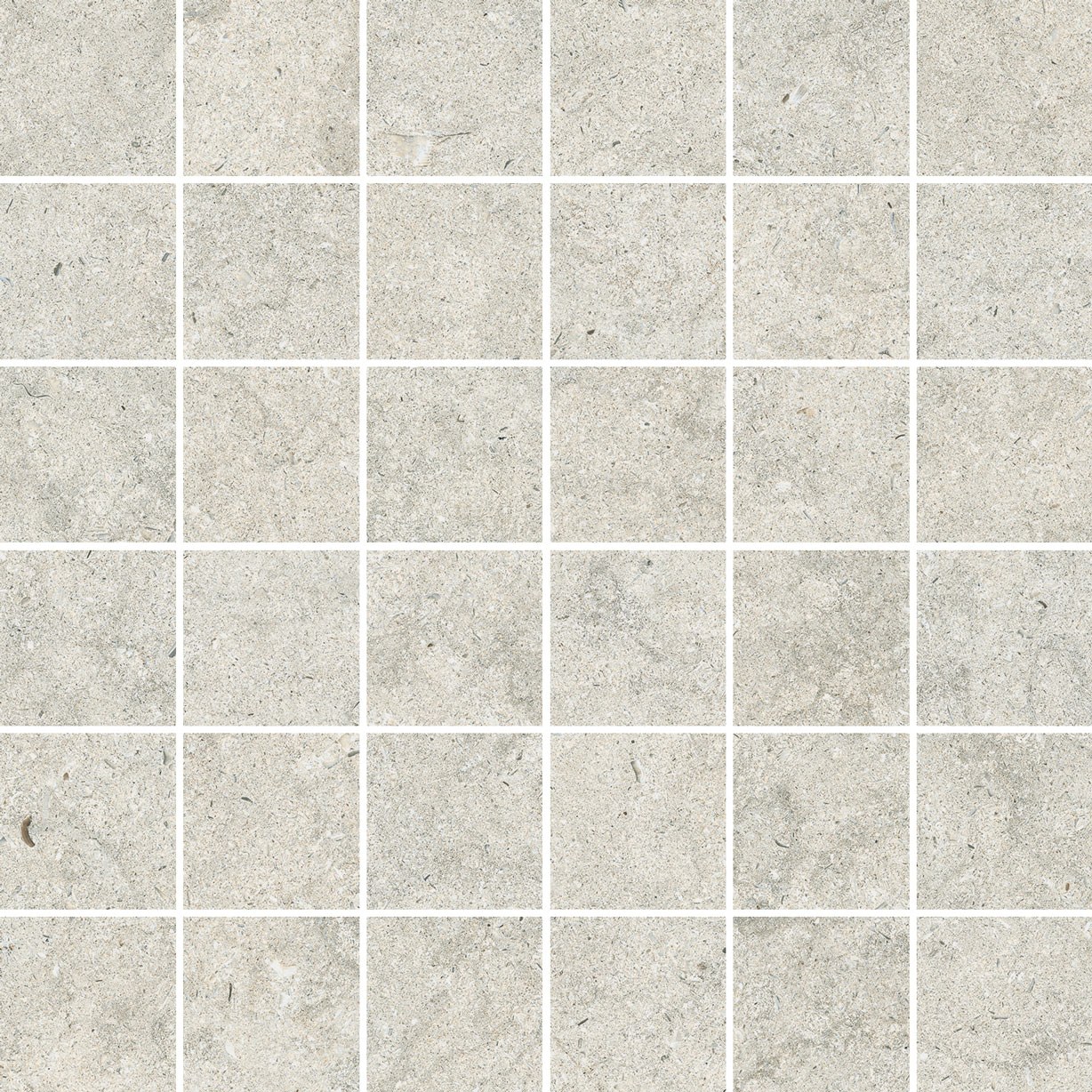 Salento white mosaico 30x30